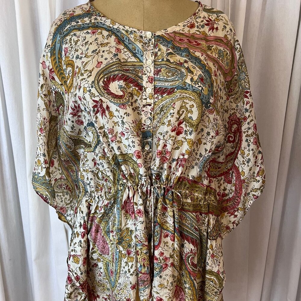 Lucky Brand Silk Flowy Top